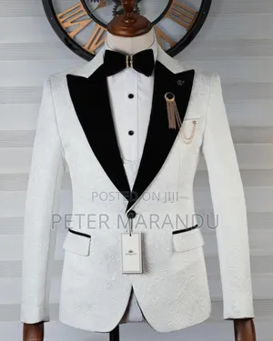 White New Men's Suits