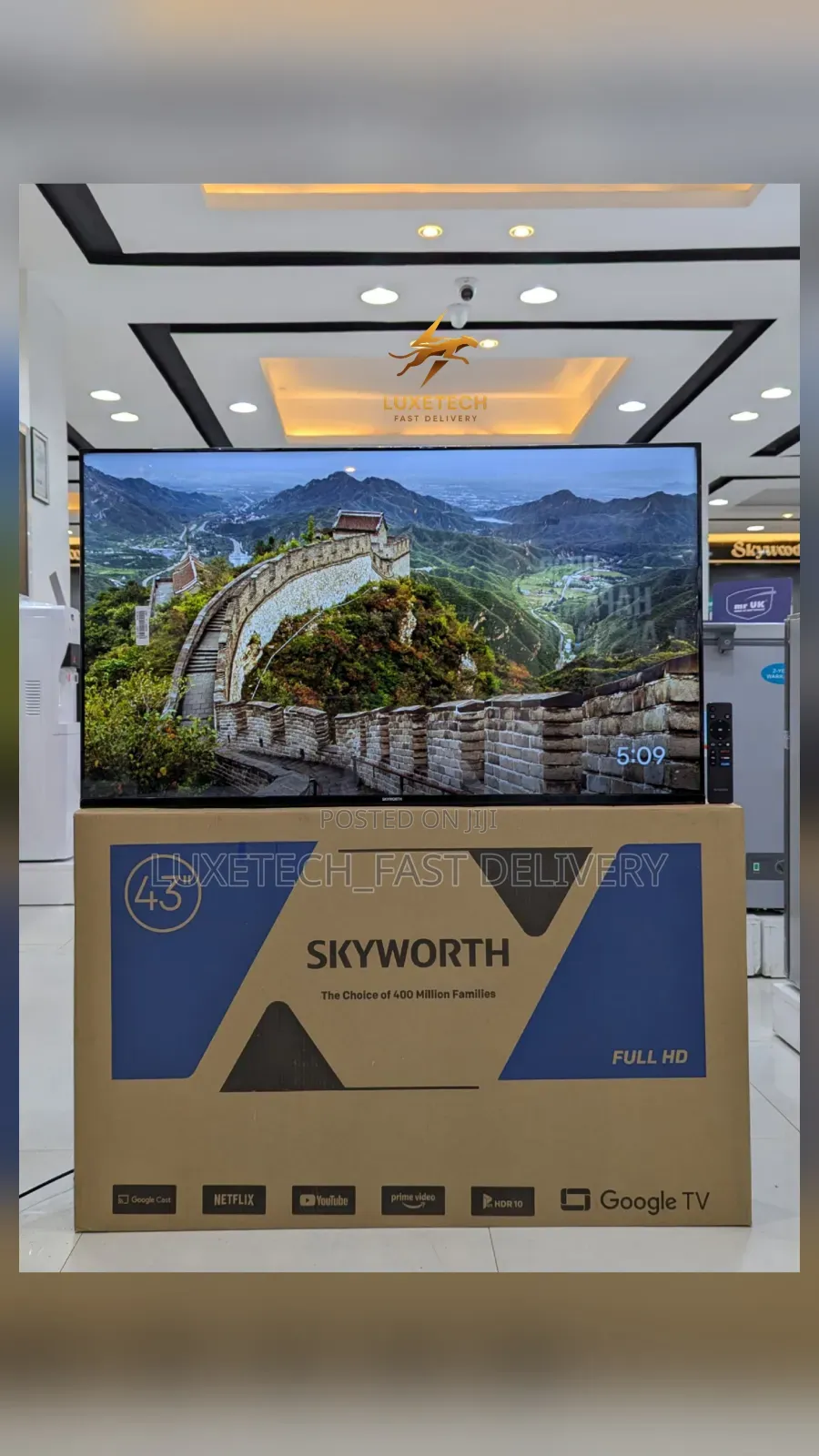 Skyworth 43" Smart Tv FHD Google Tv