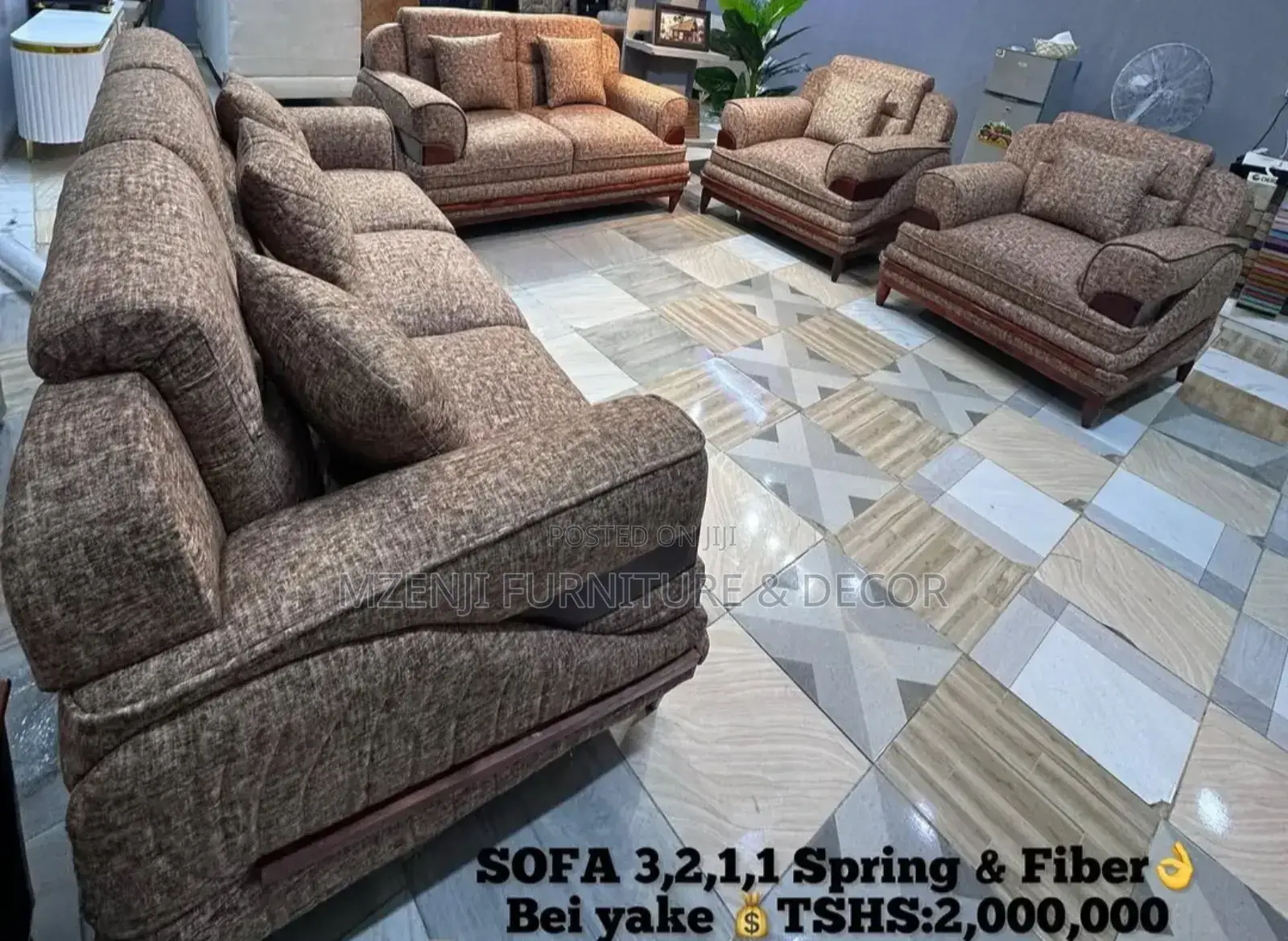 Luxury Comfortable Sofa Set 3:2:1:1