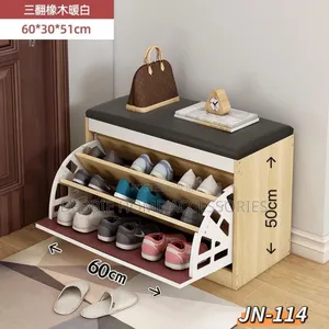 Pochy Family Shoe Storage Bench Entryway Shoe Bench