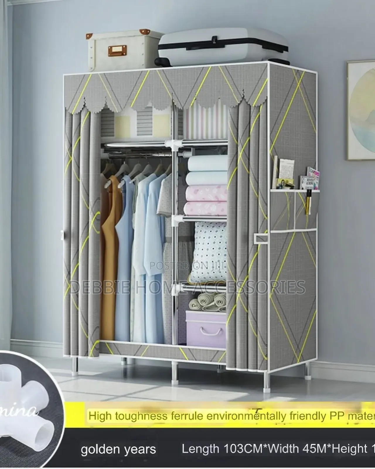 New Modern Kabati Za Milango 2 Chuma