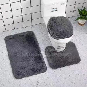 Three-Piece Bathroom Rug Set,