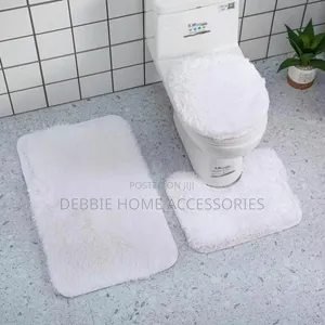 Three-Piece Bathroom Rug Set,