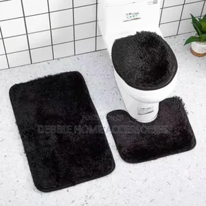 Three-Piece Bathroom Rug Set,