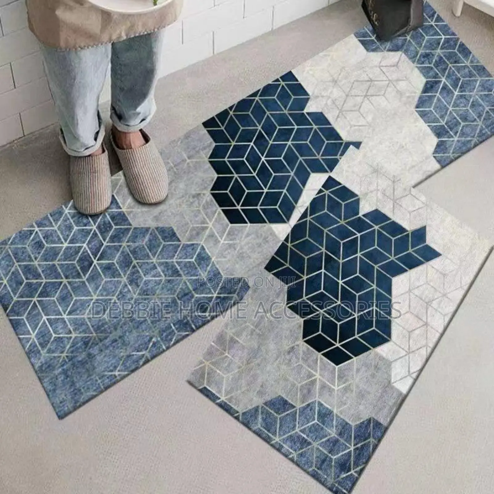 3d Kitchen Carpet 2 in 1