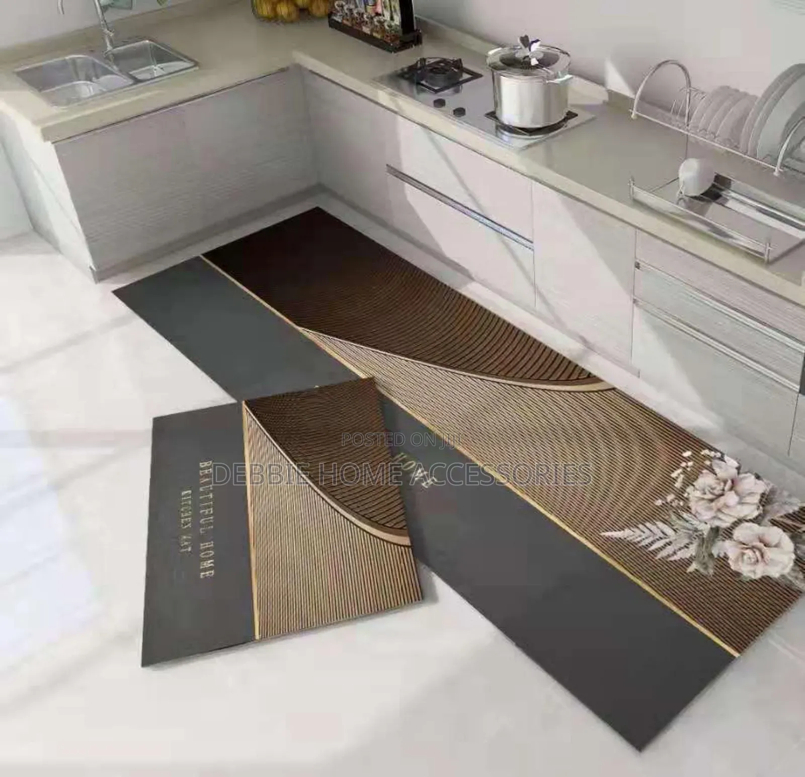 3d Kitchen Carpet 2 in 1