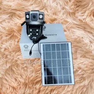 4g Sim Card Solar Camera With Dual Lens Recording