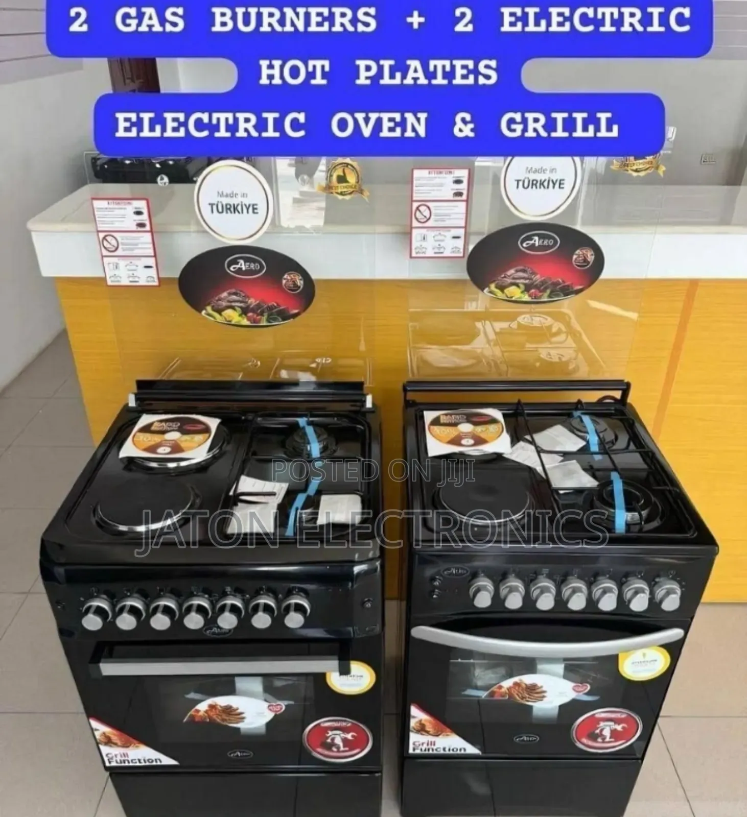 Aero Cooker 2gas+2electric+Oven E