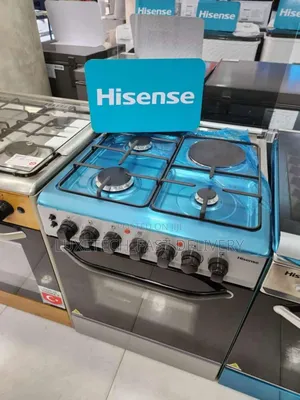 Hisense 60x60 Cooker With 3 Gas Burners and 1 Electric Stove