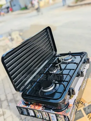 Sokany Jiko La Gas Plate 3 Lenye Mfuniko