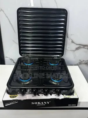 Sokany Jiko La Gas Plate 4 La Mfuniko Juu