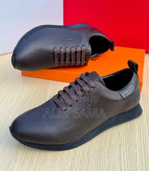 Men's Shoes Boss Coffee Material Pure Leather