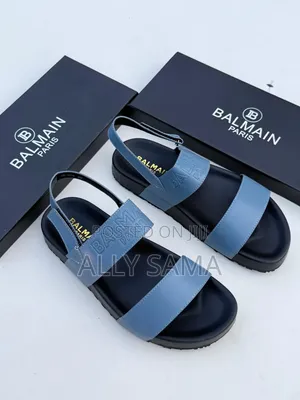 Men's Sandals Balmain From Paris Material Pure Leather