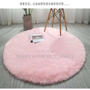 Round Fluffy Rugs in Large Size