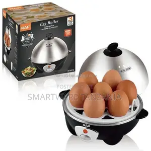 Egg Boiler Electric Automatic Off 7 Egg Poacher For Steaming, Boiling