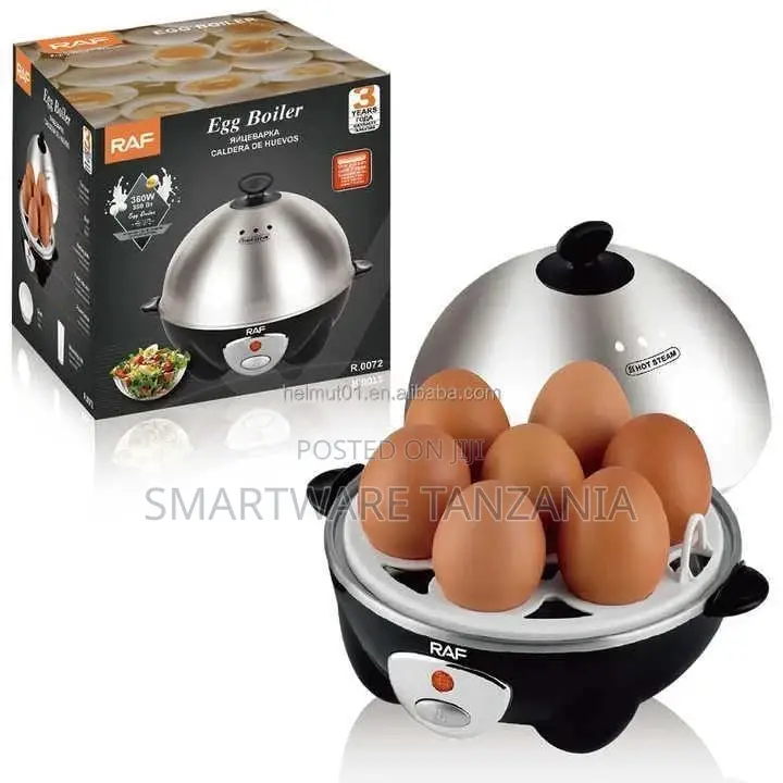 Egg Boiler Electric Automatic Off 7 Egg Poacher For Steaming, Boiling
