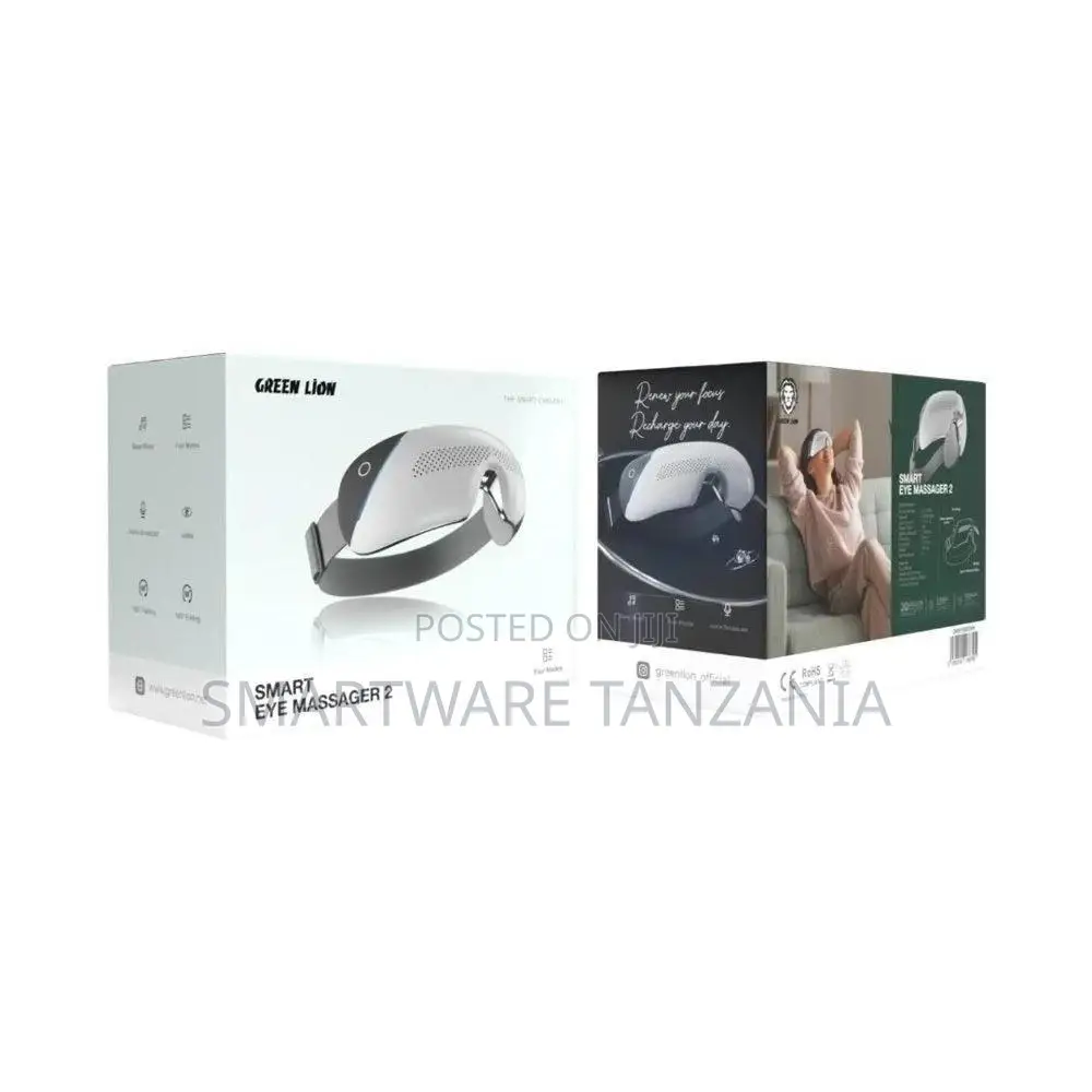 Green Lion Smart Eye Massager 2- White