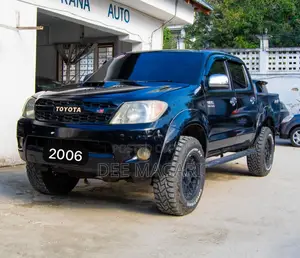 Toyota Hilux 3.0 D-4D Double Cab 4x4 Raider 2006 Black