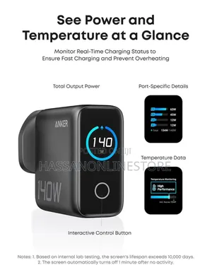 Anker Laptop and Multi-Device Charger 140w B2697kz1