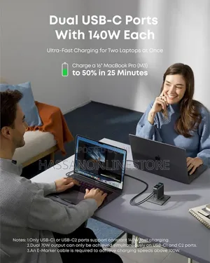Anker Laptop and Multi-Device Charger 140w B2697kz1