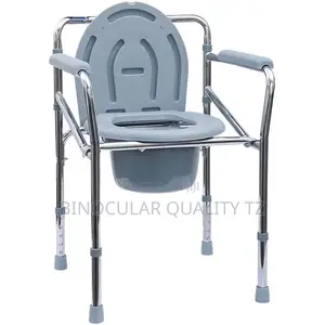 Commode Chair Cum Stool for Adults, Toilet Chair With Pot, Adjustable