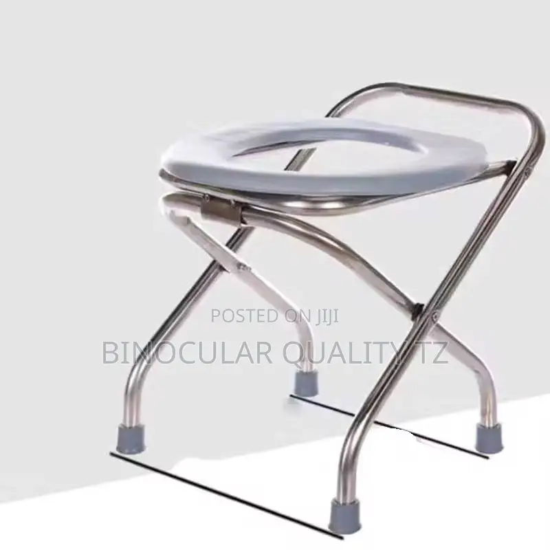Elderly Portable Toilet Seat Folding Commode Chair Emergency