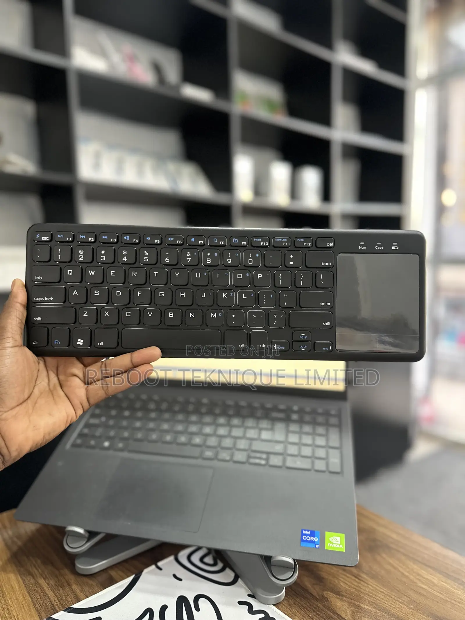 Wireless Keyboard With Touch Pad