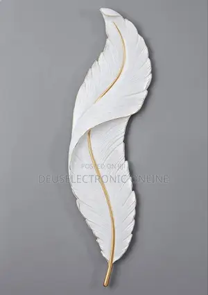 Leaf/Feather Mounted Modern Decorative Wall Scone