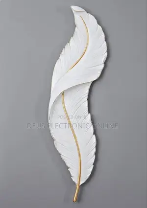 Leaf/Feather Mounted Modern Decorative Wall Scone