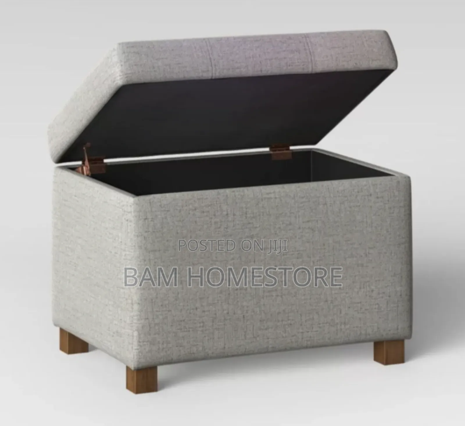 Fabric Storage Ottoman / Bench