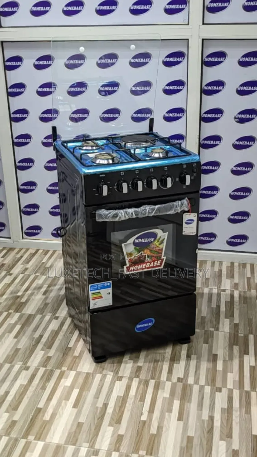 Homebase Standing Cooker With Electric Oven 50×50cm