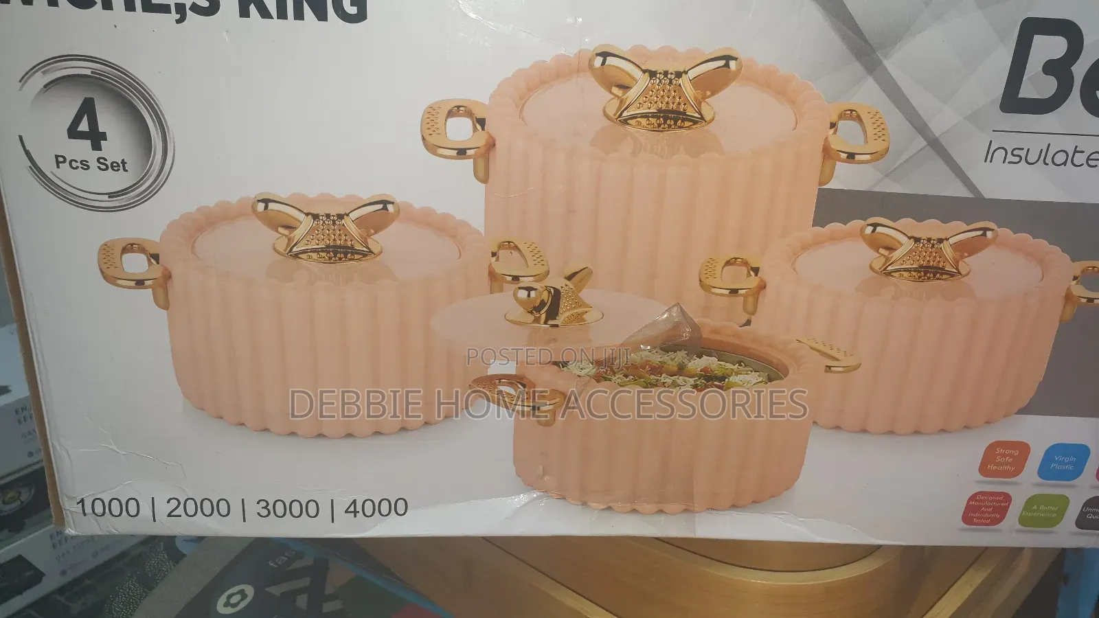 Gold Star Insulated Hot Pot Set.