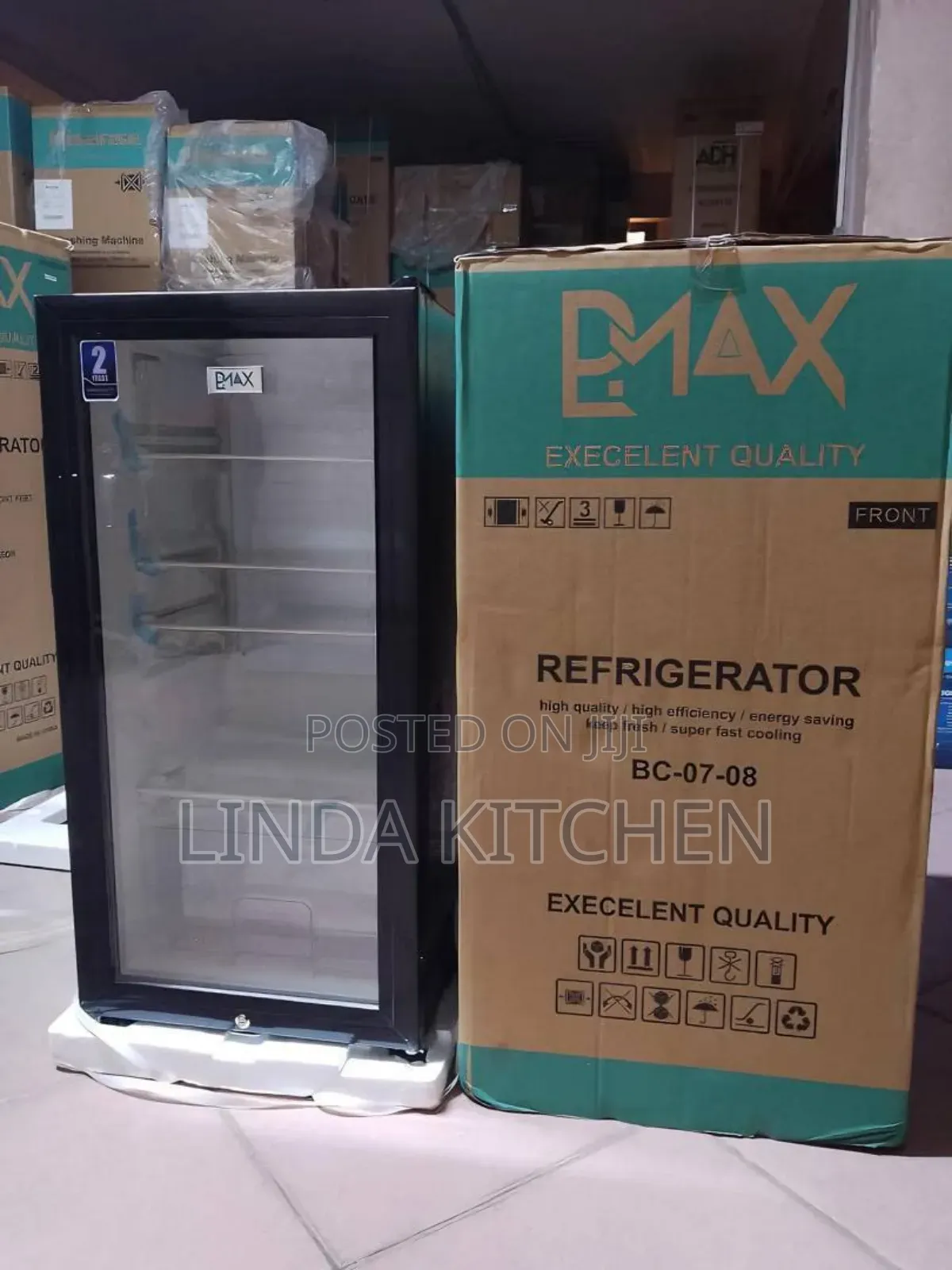 Pmax Showcase Fridge 90lts