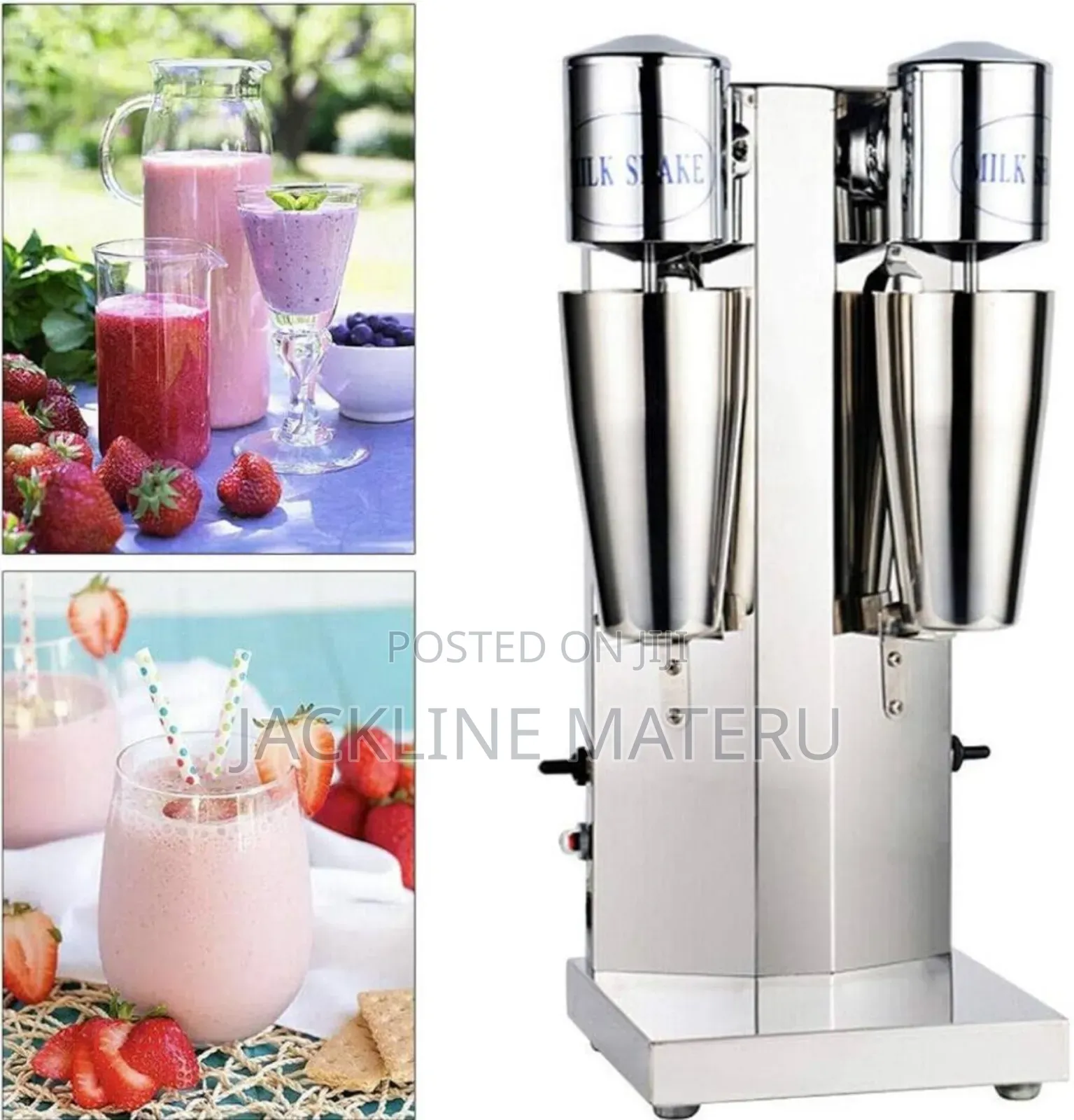 Electric Milkshake Maker Double Head Commercial