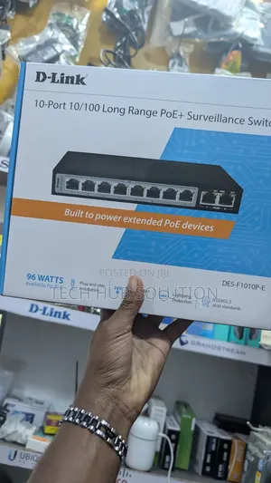 D Link 10 Port Long Range Poe Switch