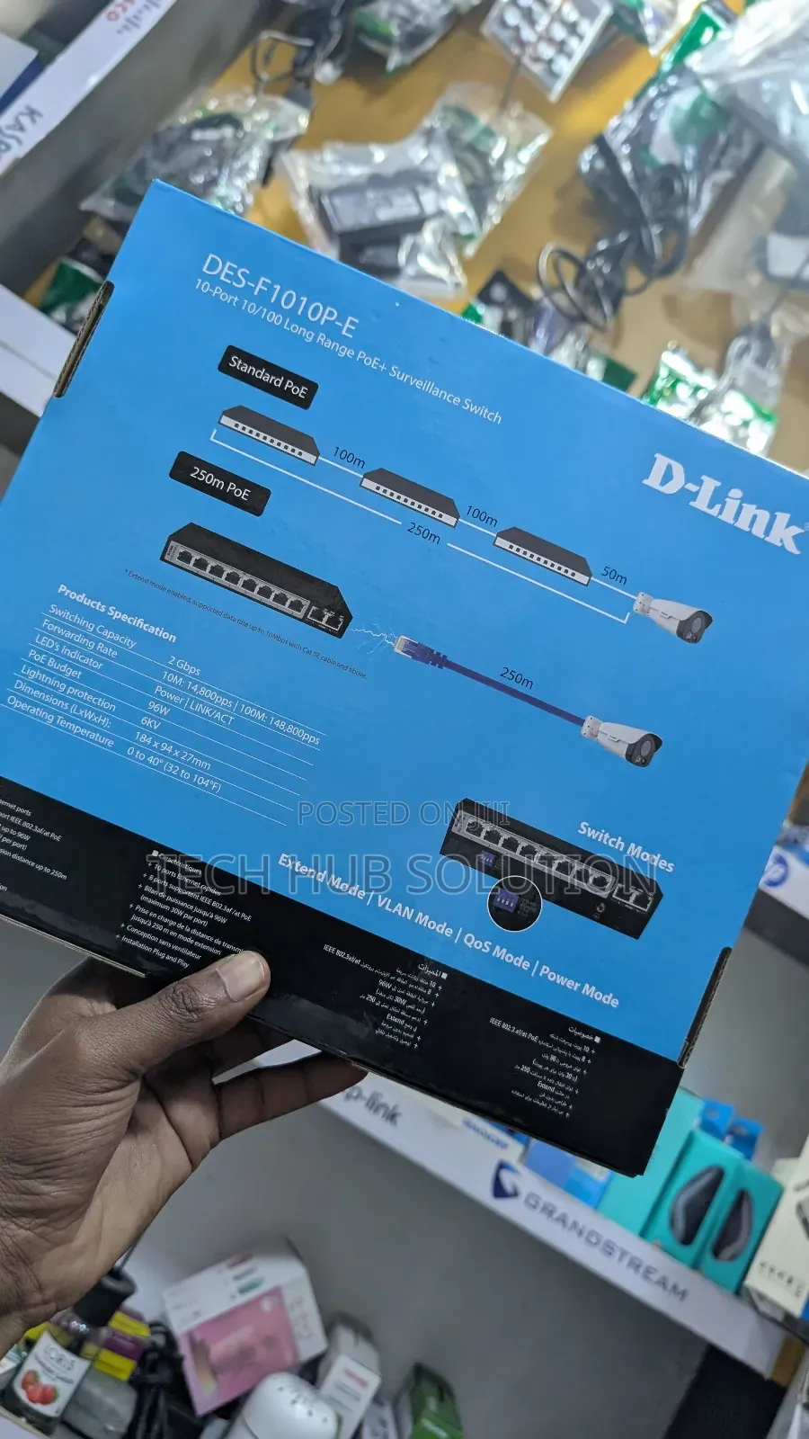 D Link 10 Port Long Range Poe Switch