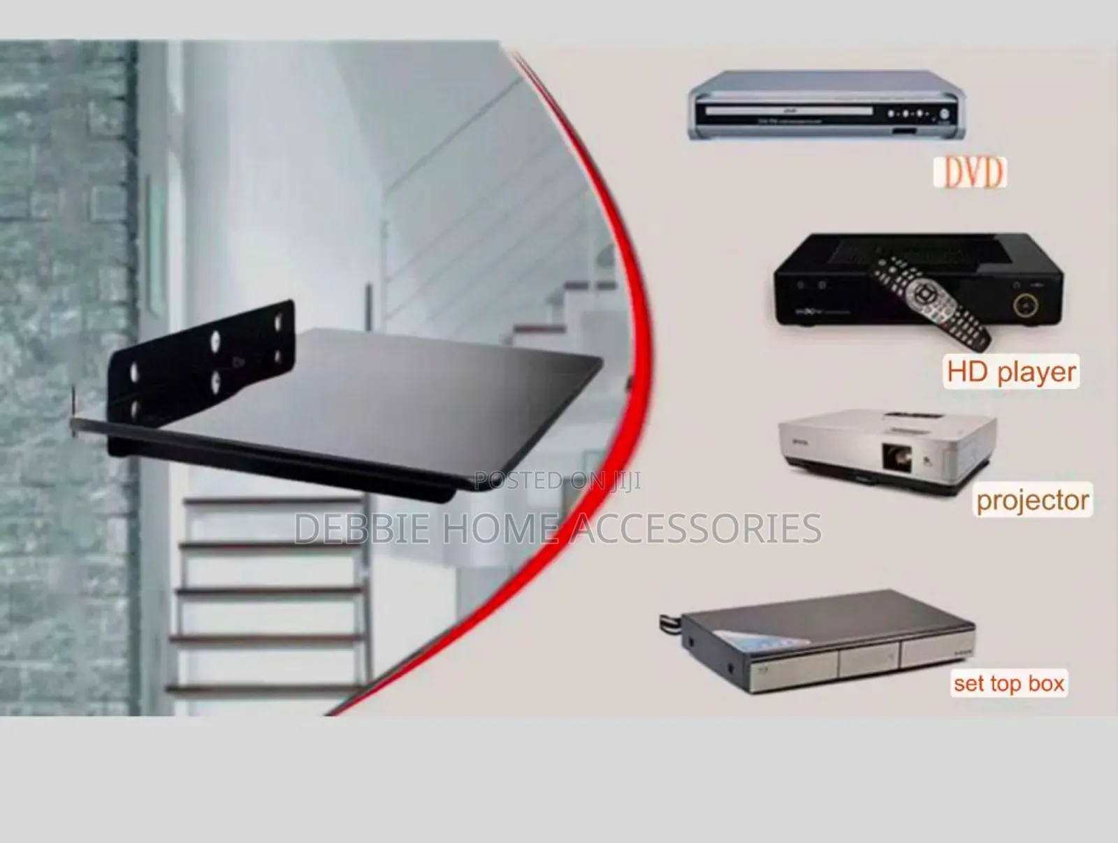 Dvd Stand Kioo Top