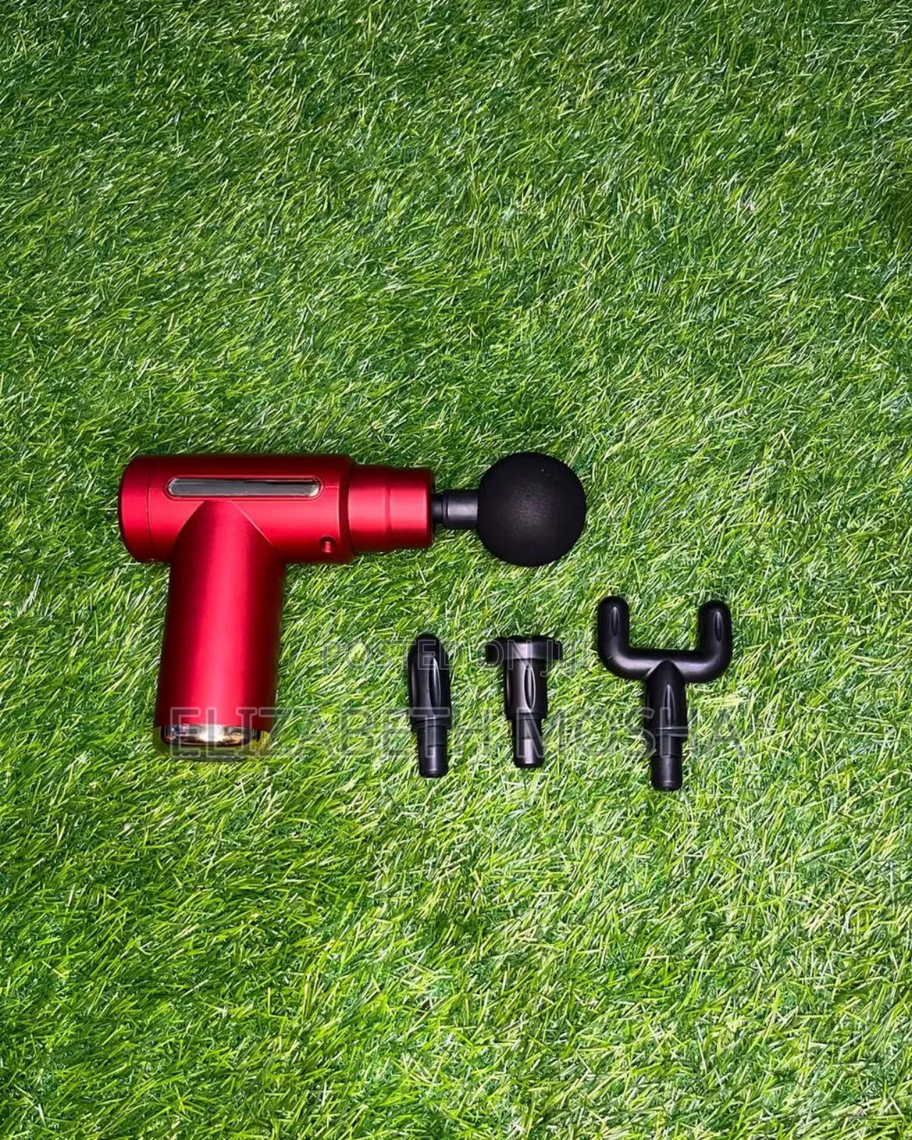 Portable Massage Hand Gun* Rangi: Red,Black,Green,Silver