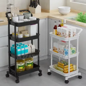 Standing Storage Rack*
Color: Black White
Size 4 Layers
