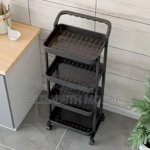 Standing Storage Rack*
Color: Black White
Size 4 Layers