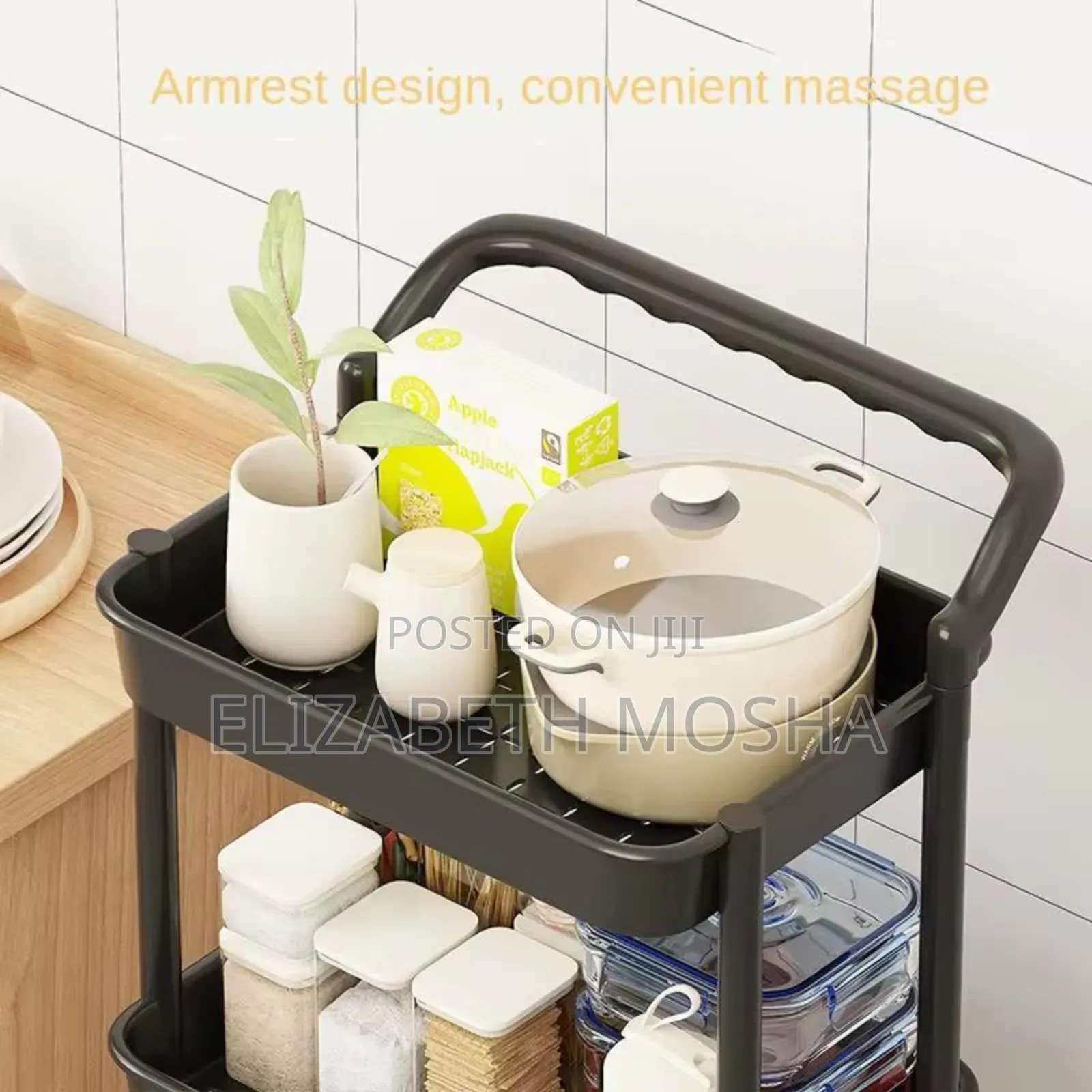 Standing Storage Rack*
Color: Black White
Size 4 Layers