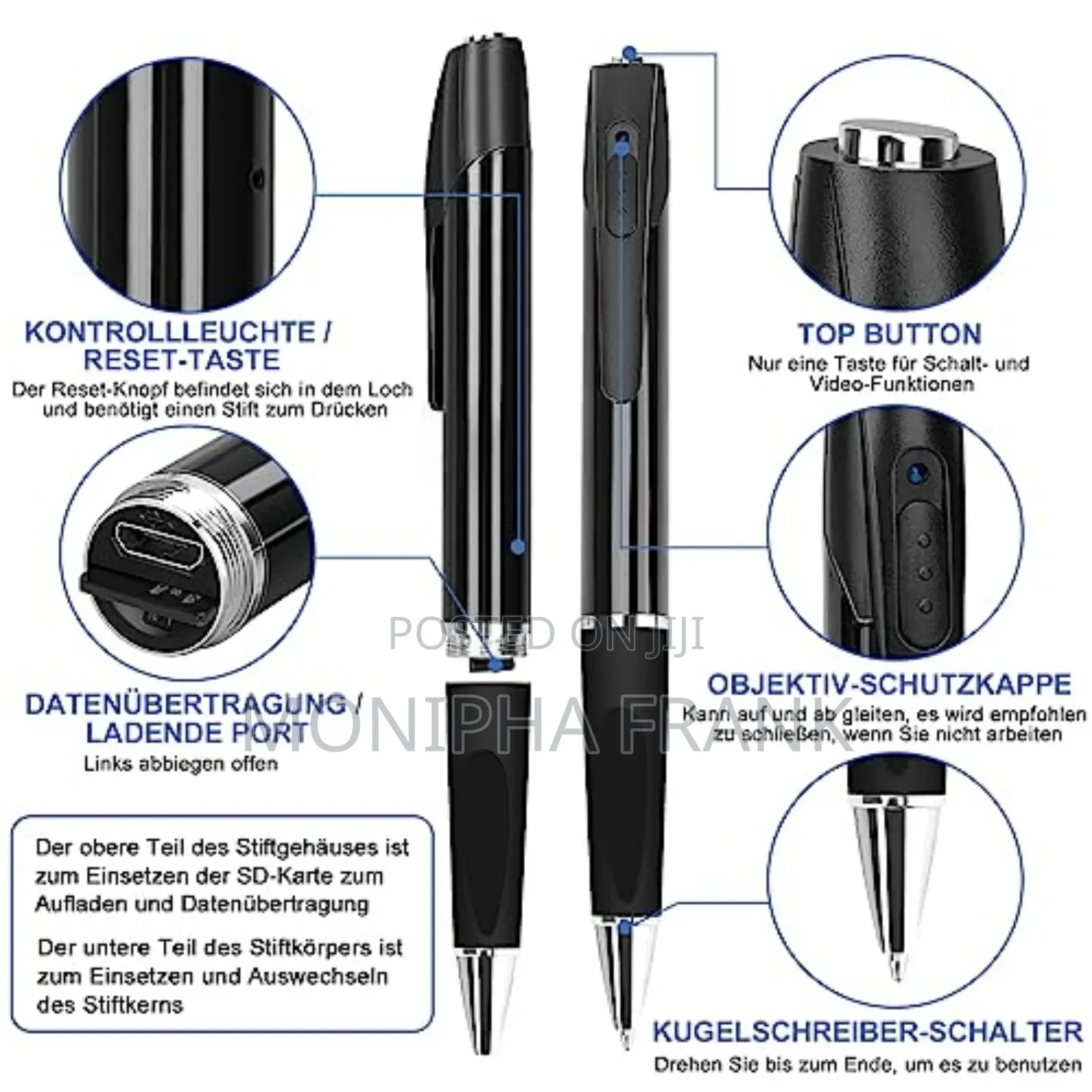 Pen Spy Camera 150 Minutes to Record