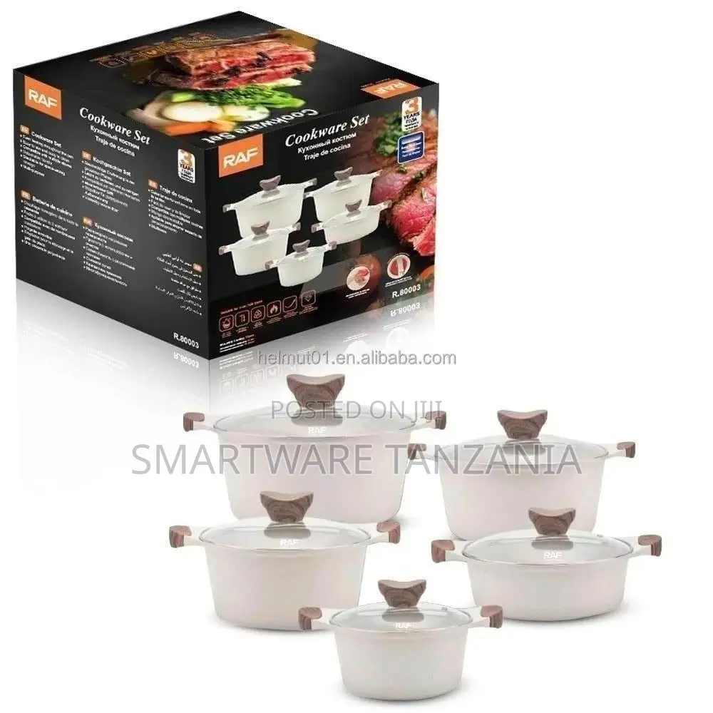 5pcs Cookware Sets, Pots And Pans Set Non Stick, Oven Safe