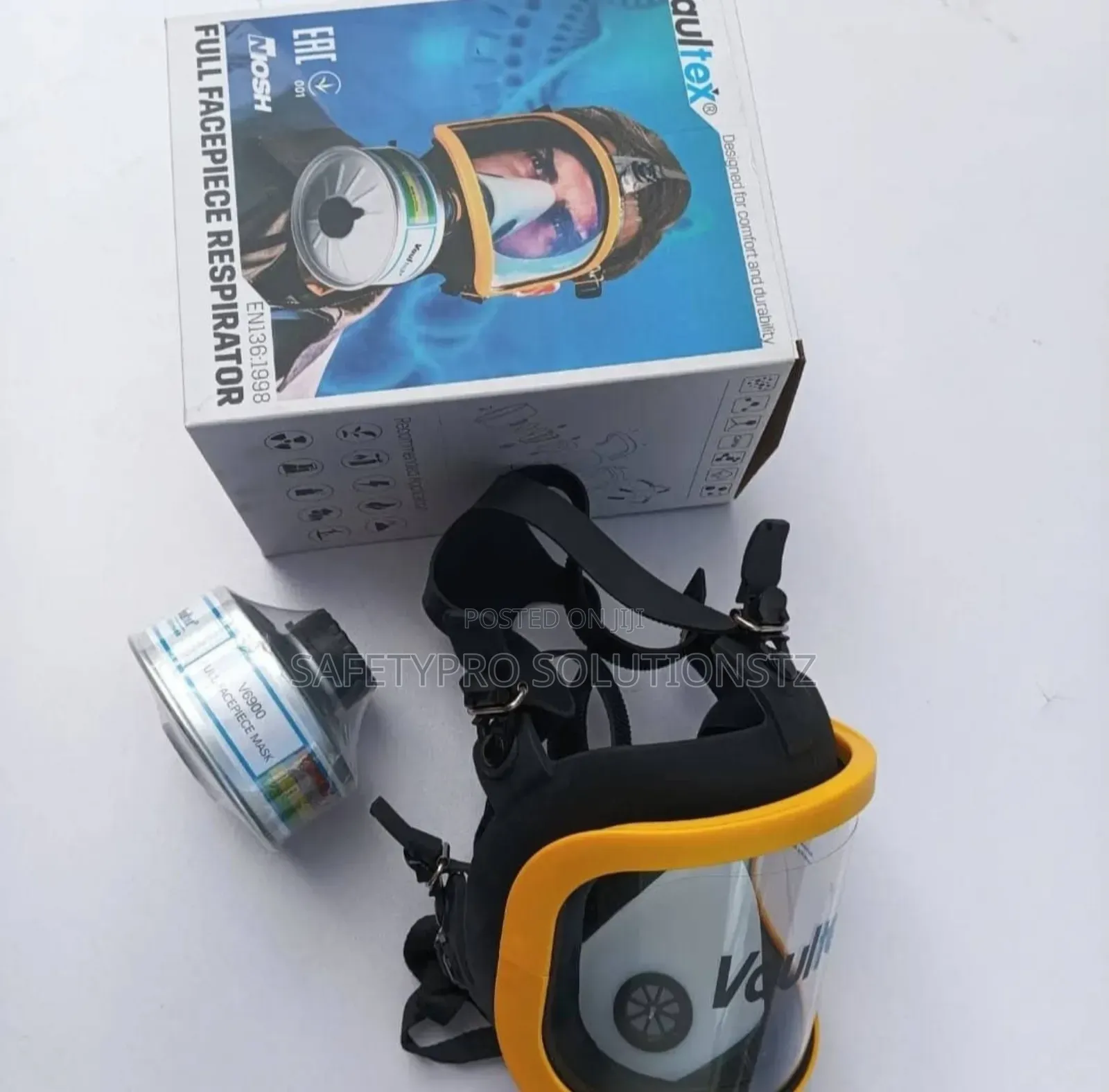 Full Face Chemical Mask (Single Filter)