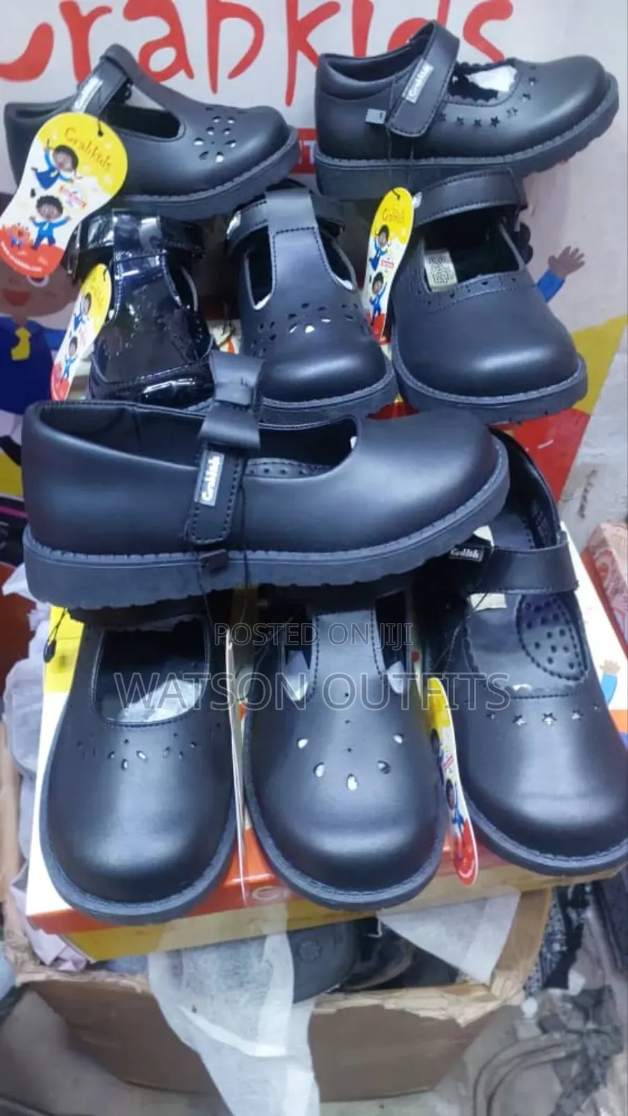 Children's School and Official Shoes or Viatu Vya Ngozi Vya Watoto