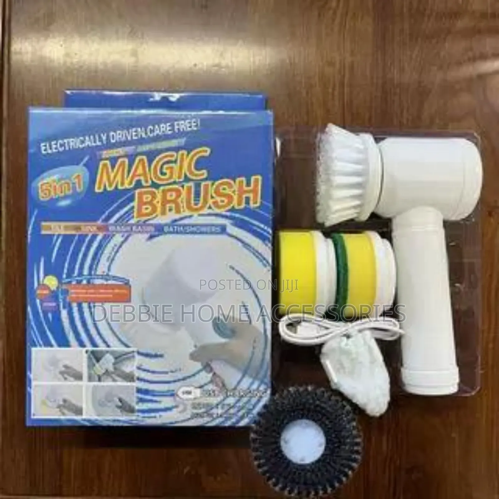 Magic Brush" Electric Cleaning Brush. 5 in 1