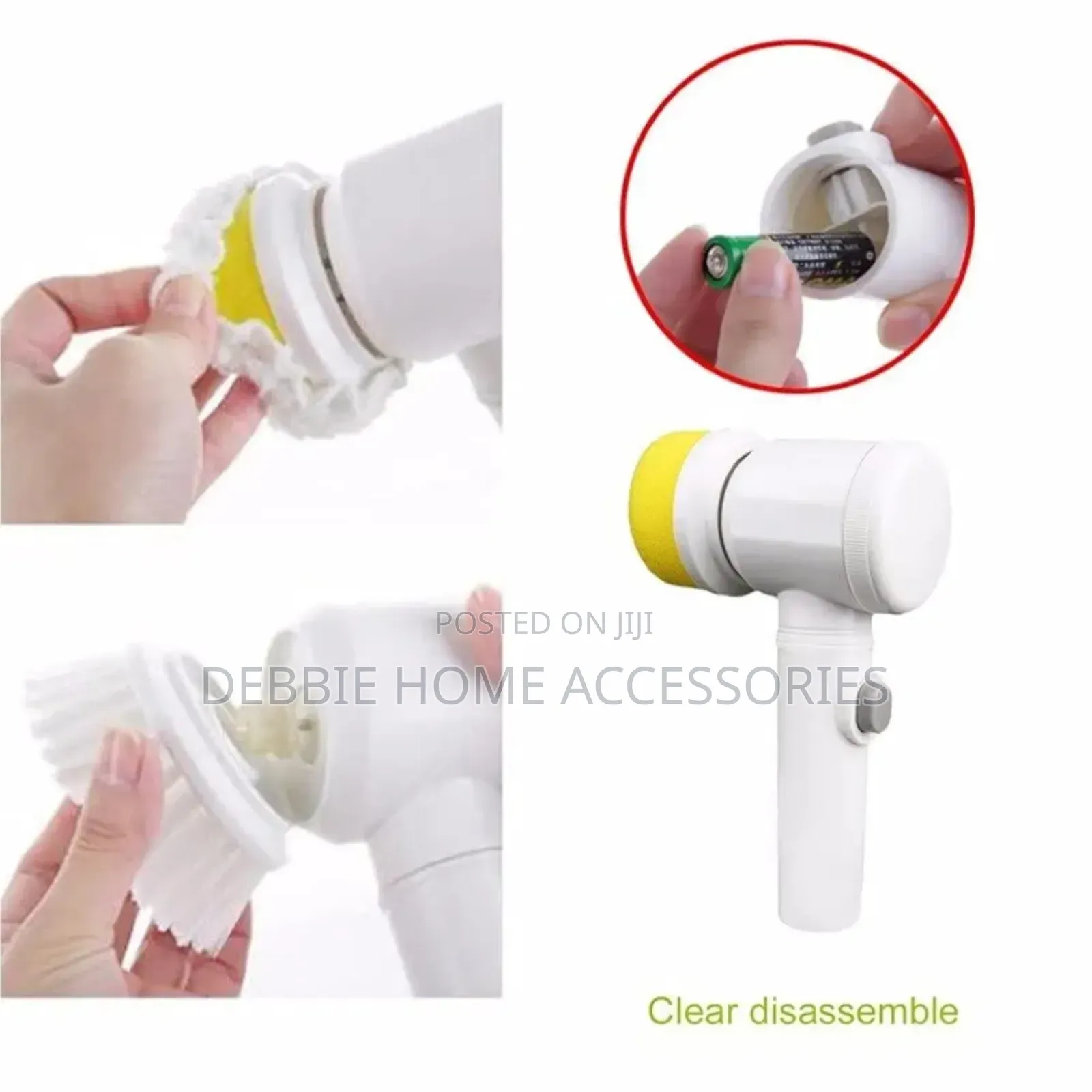 Magic Brush" Electric Cleaning Brush. 5 in 1