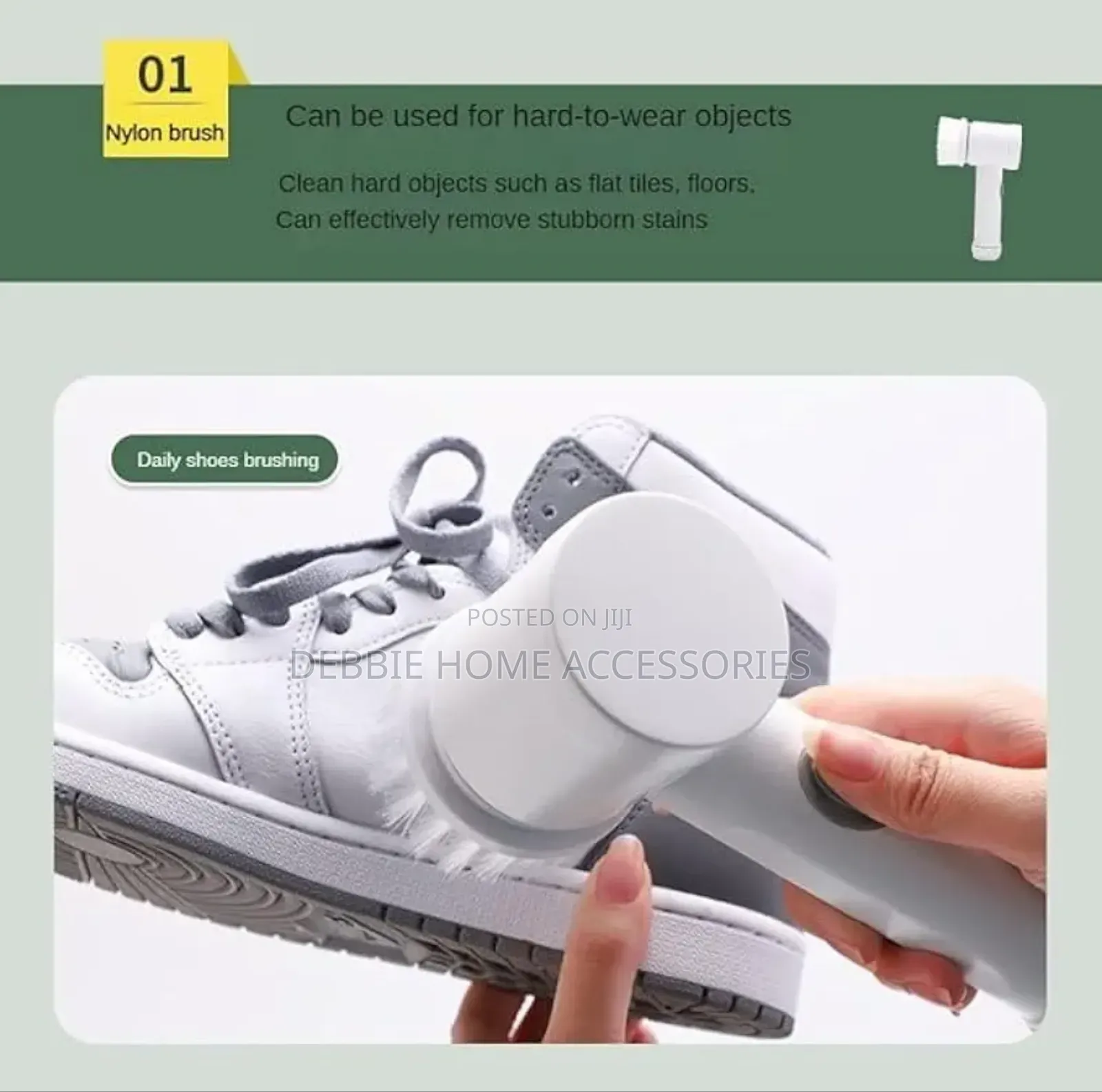 Magic Brush" Electric Cleaning Brush. 5 in 1