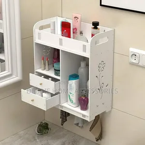 White, Wall-Mounted Bathroom Cabinet