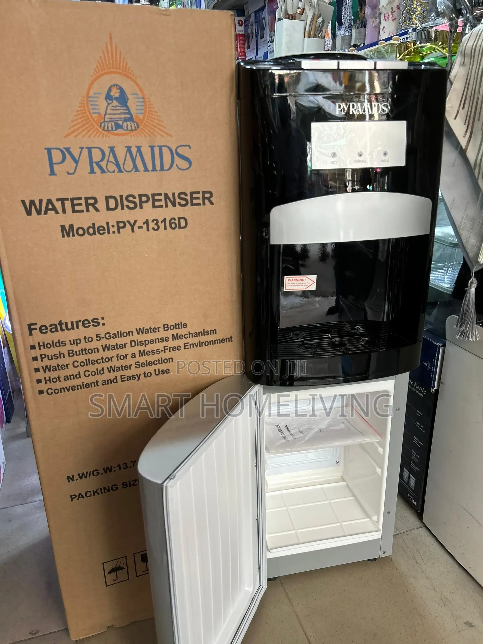Pyramids 3tap Water Dispenser With Fridge